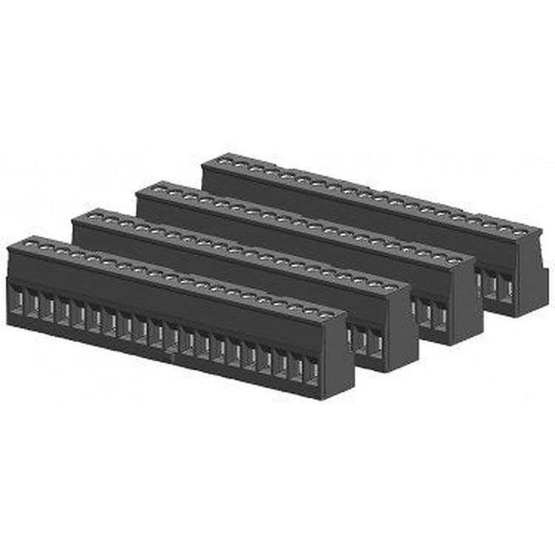 SIMATIC S7-1200, spare part, I/O terminal block tin-coated, coded right, CPU 1214C/1215C on input side, (4 units with 20 screws each)