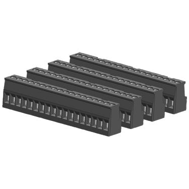 SIMATIC S7-1200, spare part, I/O terminal block tin-coated, in push-in design, for CPU 1217C on output side (4 units with 18 pins each)