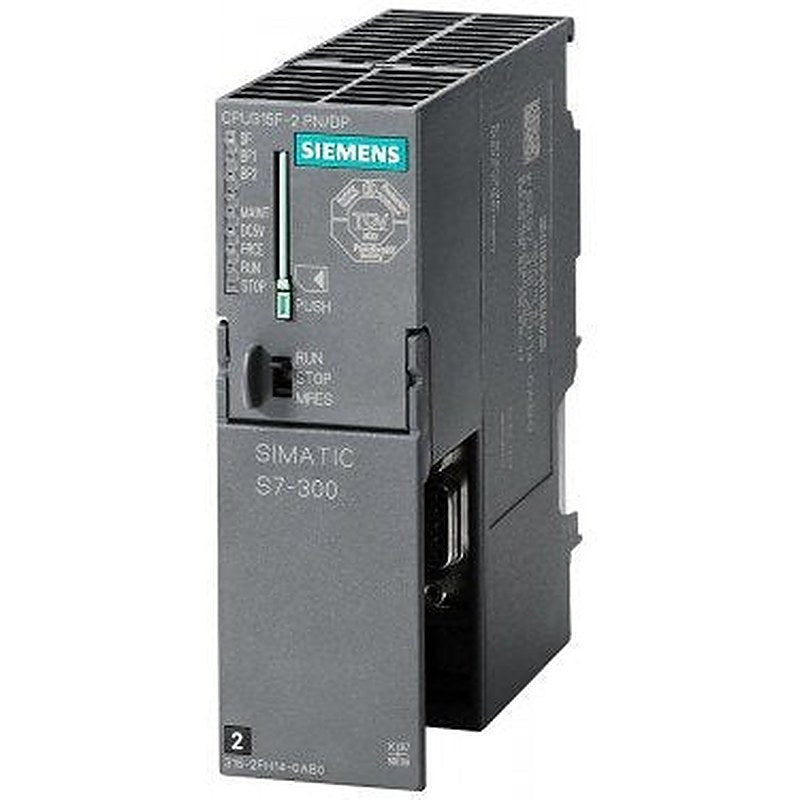 SIMATIC S7-300 CPU315F-2 PN/DP, Central processing unit with 512 KB work memory, 1st interface MPI/DP 12 Mbit/s, 2nd interface Ethernet PROFINET, with 2-port switch, Micro Memory Card required