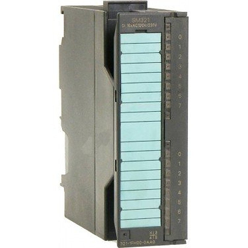 SIMATIC S7/PCS7 Digital input SM 321, 16 DI; 24 V DC, 1 x 40-pole, diagnostics-capable, for contacts (wired/ not wired), NAMUR encoder, 3/4-wire Bero, with chatter monitoring; Pulse extension, open-circuit detection Interface module IM 153-2 HF or IM 153-4 HF possible