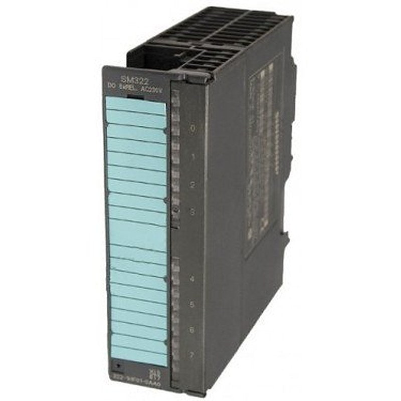 SIMATIC S7-300, Digital output SM 322, isolated, 8 DO (relay), 1x 20-pole, 24 V DC, 2 A or 230 V AC, 2A
