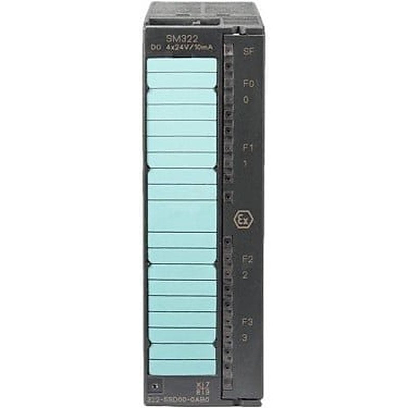 SIMATIC S7, digital output SM 322, isolated, 4 DO, 15 V / 20 mA 1 x 20-pole, for signals from the hazardous area, diagnostics-capable, PTB tested
