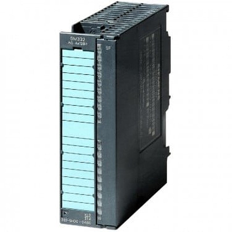 SIMATIC S7-300, Analog output SM 332, isolated, 4 AO, U/I; diagnostics; resolution 11/12 bits, 20-pole, removing and inserting possible with active backplane bus
