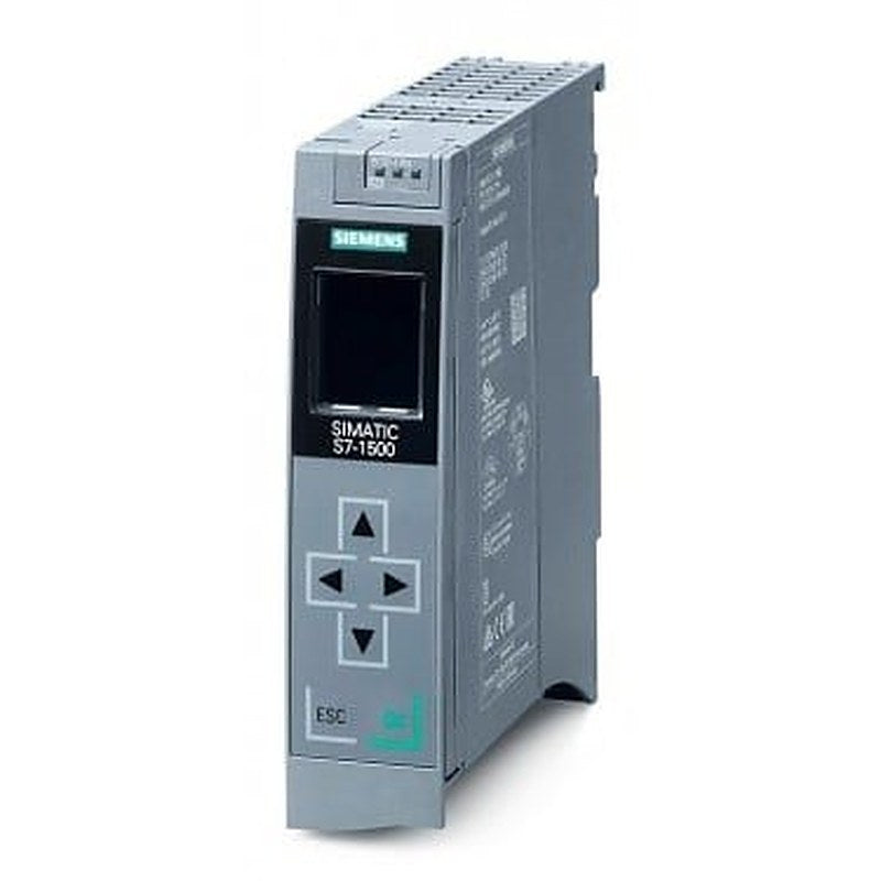 SIMATIC S7-1500F, CPU 1513F-1 PN, central processing unit with work memory 450 KB for program and 1.5 MB for data, 1st interface: PROFINET IRT with 2-port switch, 40 ns bit performance, SIMATIC Memory Card required