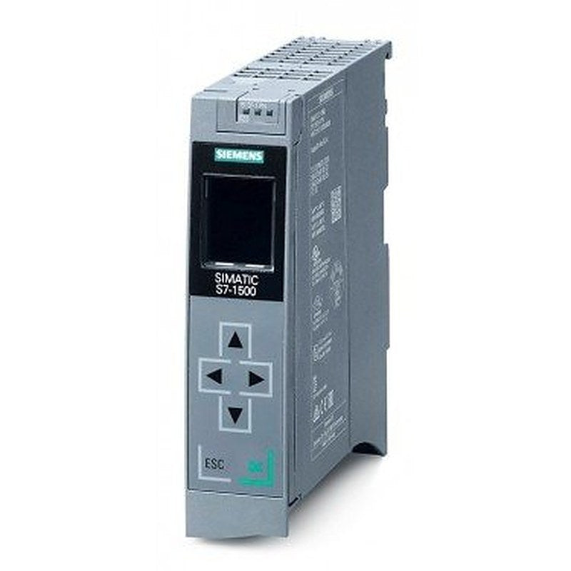 SIMATIC S7-1500F, CPU 1513F-1 PN, central processing unit with work memory 450 KB for program and 1.5 MB for data, 1st interface: PROFINET IRT with 2-port switch, 40 ns bit performance, SIMATIC Memory Card required