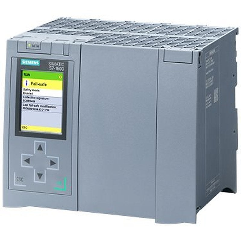 SIMATIC S7-1500TF, CPU 1516TF-3 PN/DP, central processing unit with work memory 3 MB for program and 7.5 MB for data, 1st interface: PROFINET IRT with 2-port switch, 2nd interface, Ethernet, 3rd interface, PROFIBUS, 6 ns bit performance, SIMATIC Memory Card required