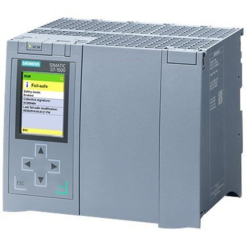 SIMATIC S7-1500TF, CPU 1517TF-3 PN/DP, Central processing unit with work memory 3 MB for program and 8 MB for data, 1st interface: PROFINET IRT with 2-port switch, 2nd interface, Ethernet, 3rd interface, PROFIBUS, 2 ns bit performance, SIMATIC Memory Card required
