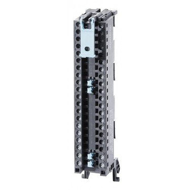 SIMATIC S7-1500, Front connector Screw-type connection system, 40-pole for 35 mm wide modules incl. 4 potential bridges, and cable ties