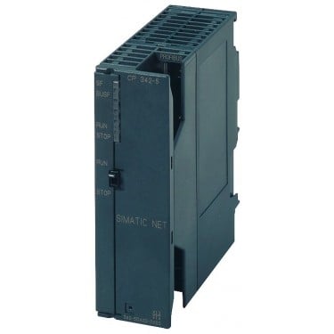 Communications processor CP 342-5 for connection of SIMATIC S7-300 to PROFIBUS DP, S5-compatible, PG/OP and S7 communication.
