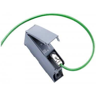 Communications processor CP 1543-1 for connection of SIMATIC S7-1500 to Industrial Ethernet, TCP/IP, ISO, UDP, S7 communication, IP Broadcast/ Multicast, security (VPN, Firewall) Diagnostics SNMPV1/V3, DHCP, FTP client/server, Email, IPv4/IPv6, IEEE 802.1X (radius), time-of-day synchronization via NTP, 1x RJ45 (10/100/1000 Mbit).