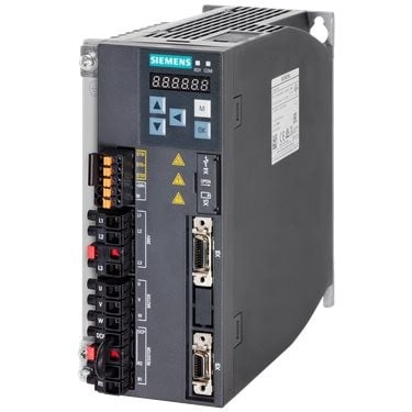 SINAMICS V90, with PROFINET Input voltage: 200-240 V 1/3-phase AC -15%/+10%  10.4 A/5.0 A  45-66 Output voltage: 0 – Input 4.7 A 0-330 Hz Motor: 0.75 kW Degree of protection: IP20 Size C, 80x170x195 (WxHxD)