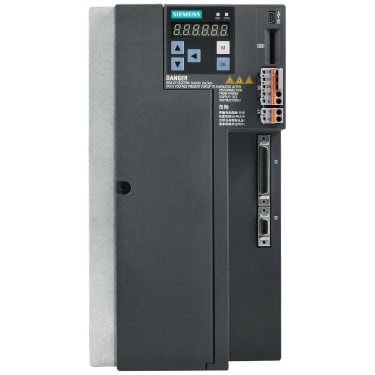 SINAMICS V90 Input voltage: 380-480 V 3 A -15%/+10%  16.5 A 45-66 Hz Output voltage: 0 – Input 13.2 A 0-330 Hz Motor: 7.0 KW Degree of protection: IP20 Size C, 140x260x240 (WxHxD)