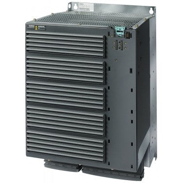 SINAMICS G120 PM240 Power Module unfiltered with integrated braking chopper 380-480 V 3 AC +10/-10% 47-63 Hz power high overload: 110 kW at 160% 3 s,136% 57 s,100% 240 s ambient temperature 0 to +50 °C power low overload: 132 kW At 150% 3 s, 110% 57 s, 100% 240 s ambient temperature 0 to +40 °C 634 x 350 x 316 (HxWxD), FSF degree of protection IP20 without Control Unit and BOP