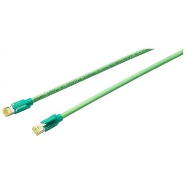 Industrial Ethernet TP Cord RJ45/RJ45, CAT 6A, TP cable 4x2, pre-assembled with 2 RJ45 connectors, length 10 m.