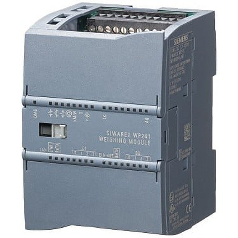SIWAREX WP241 belt weigher electronic (1 channel) for strain gauge load cells / full bridges (1-4mV/V) for SIMATIC S7-1200 or stand alone, RS485 and Ethernet-Interface, onboard I/O: 4 DI / 4 DO 1 AO (0/4...20mA)