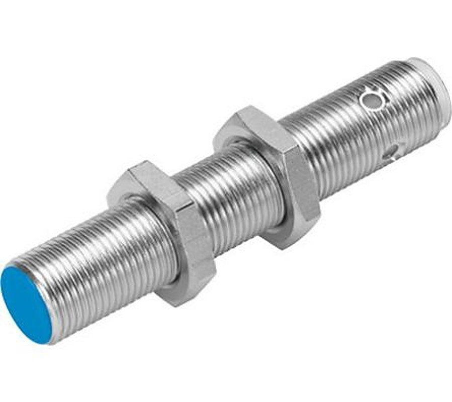 Festo SIED-M12B-ZS-S-L Threaded Barrel Inductive Proximity Sensor, M12 2-Wire SIED 320V 2 mm 265 V ac 320 V dc 200mA