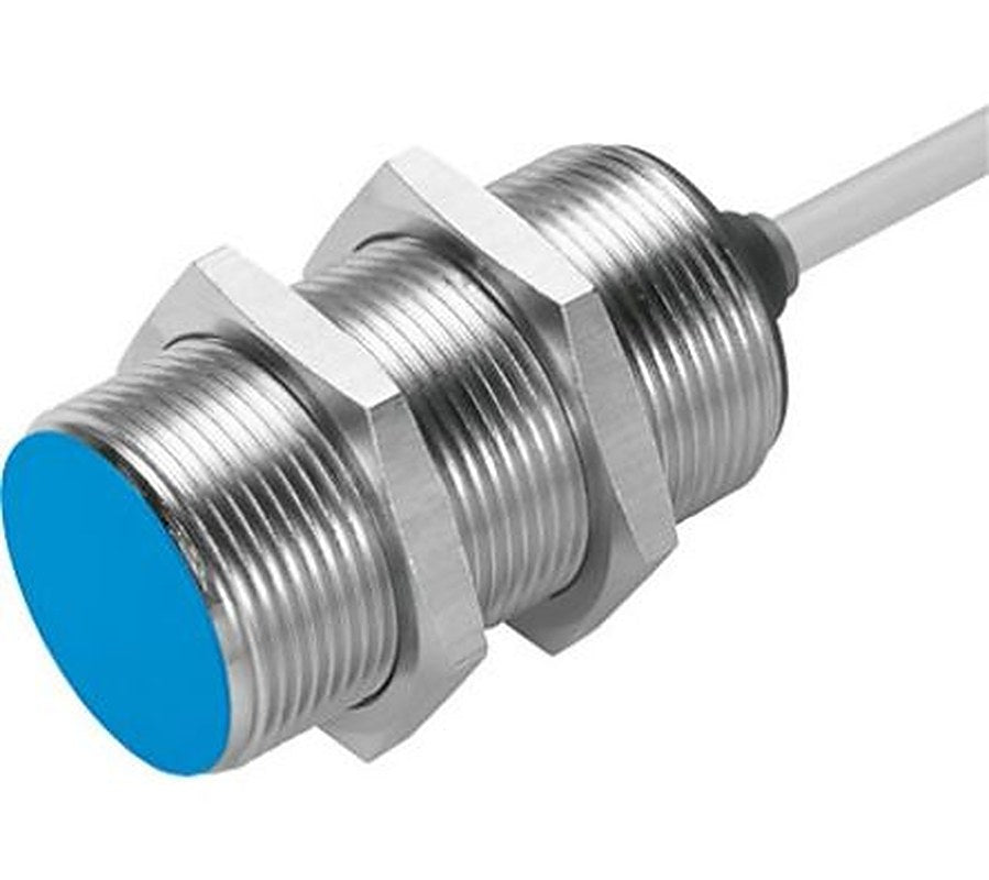 Festo SIED-M30B-ZS-K-L Threaded Barrel Inductive Proximity Sensor, M30 NPN SIED 300V 8.1 mm 265 V ac 320 V dc 300mA