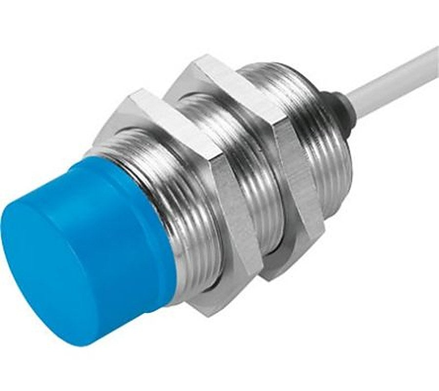 Festo SIED-M30NB-ZS-K-L Threaded Barrel Inductive Proximity Sensor, M30 NPN SIED 320V 12.15 mm 265 V ac 320 V dc 300mA