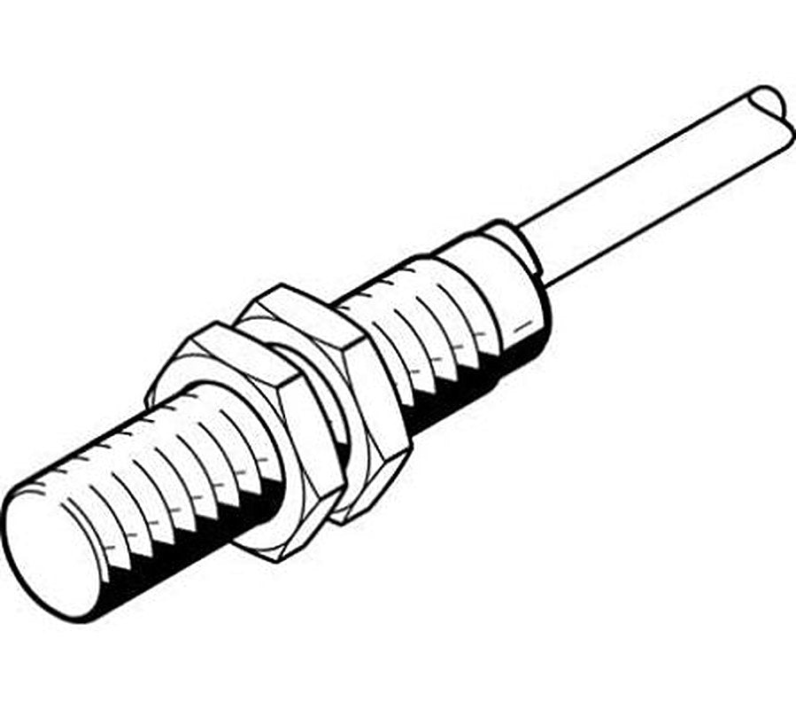 Festo SIEF-M12B-NS-K-L Threaded Barrel Inductive Proximity Sensor, M12 NPN SIEF 30V 3 mm 30 V dc 200mA