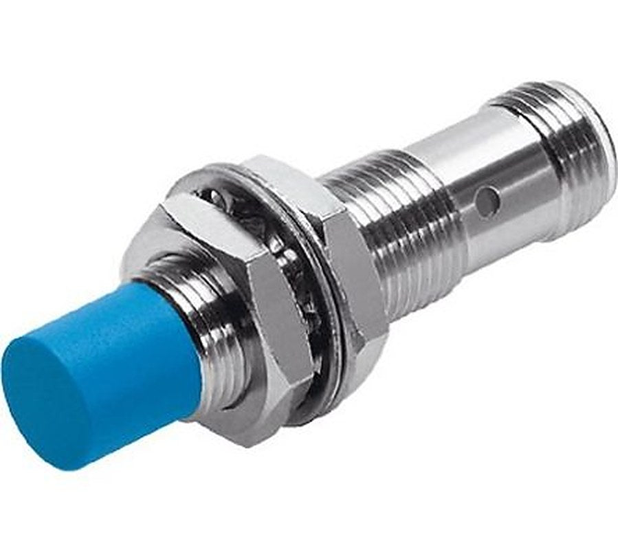 Festo SIEF-M12NB-PS-S-L Threaded Barrel Inductive Proximity Sensor, M12 PNP SIEF 30V 8 mm 30 V dc 200mA