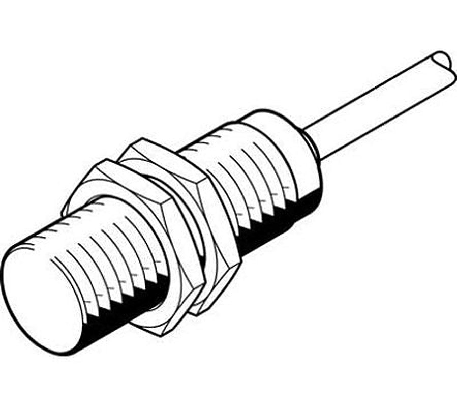Festo SIEF-M18B-NS-K-L Threaded Barrel Inductive Proximity Sensor, M18 NPN SIEF 30V 5 mm 30 V dc 200mA