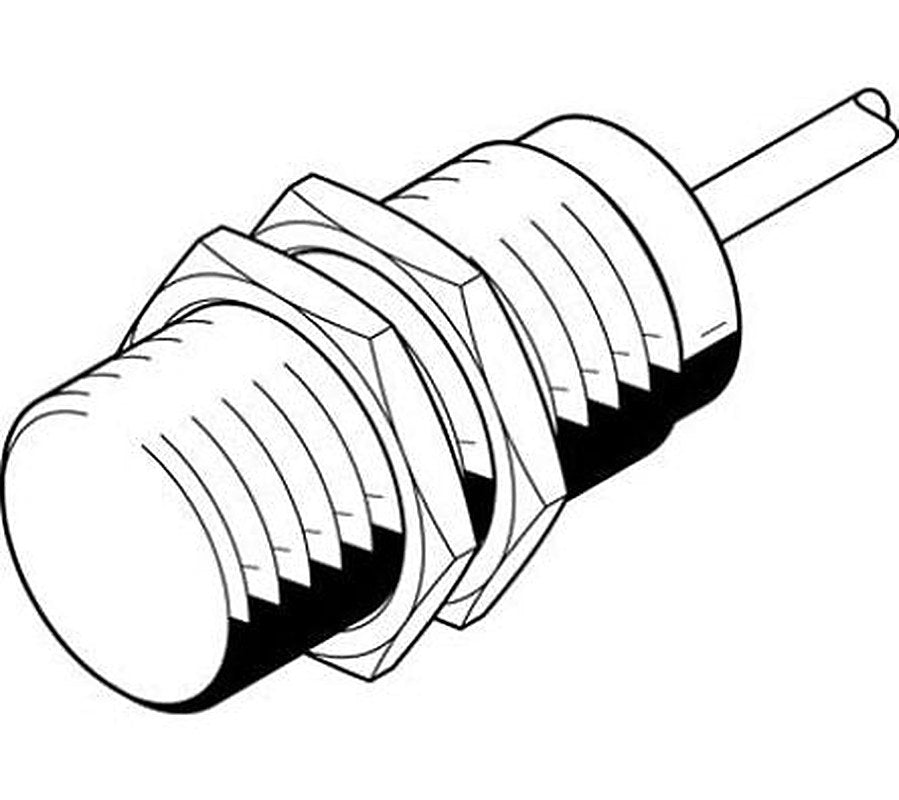 Festo SIEF-M30B-NS-K-L Threaded Barrel Inductive Proximity Sensor, M30 NPN SIEF 30V 10 mm 30 V dc 200mA