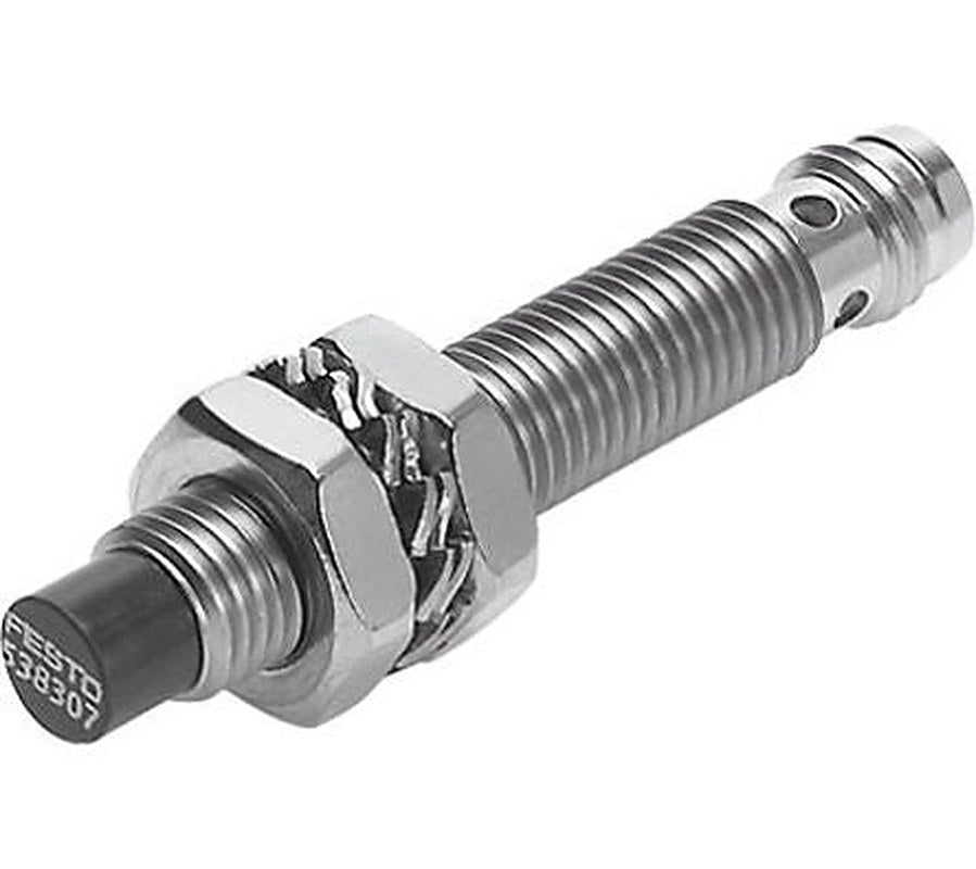 Festo SIEF-M8NB-PS-S-L Threaded Barrel Inductive Proximity Sensor, M8 NPN SIEF 30V 4 mm 30 V dc 150mA