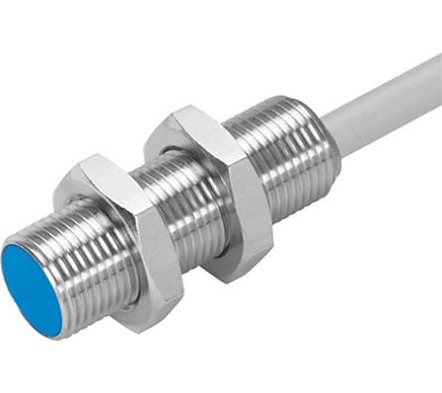 Festo SIEH-M12B-PS-K-L-CR Threaded Barrel Inductive Proximity Sensor, M12 PNP SIEH 30V 6 mm 30 V dc 200mA