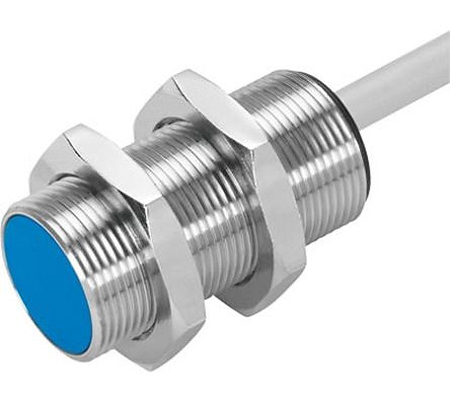 Festo SIEH-M18B-PS-K-L-CR Threaded Barrel Inductive Proximity Sensor, M18 PNP SIEH 30V 8.1 mm 30 V dc 200mA