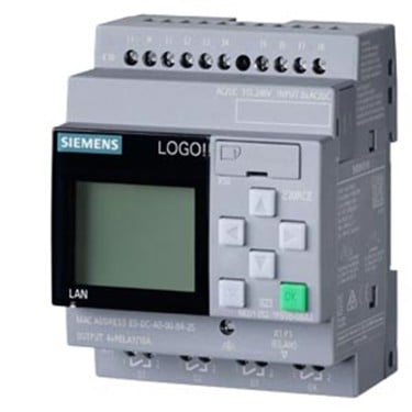 LOGO! 230RCE,logic module, display power supply / I/O: 115 V/230 V/relay, 8 DI/4 DO, memory 400 blocks, modularly expandable, Ethernet, integrated web server, data log, user-defined web pages, standard microSD card for LOGO! Soft Comfort V8.4 or higher, older projects executable cloud connection, MQTT in all LOGO! 8.4 basic units