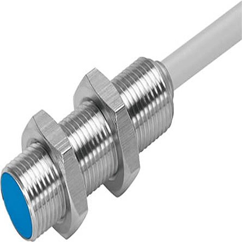 Festo SIEN-M12B-PO-K-L Threaded Barrel Inductive Proximity Sensor SIEN, M12 200mA 30 V dc