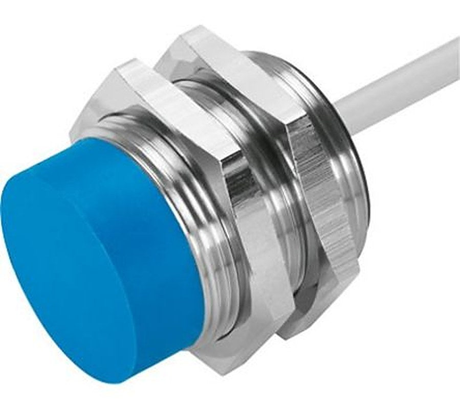 Festo SIEN-M30NB-PS-K-L-PA Threaded Barrel Inductive Proximity Sensor, M30 PNP SIEN 30V 15 mm 30 V dc 200mA