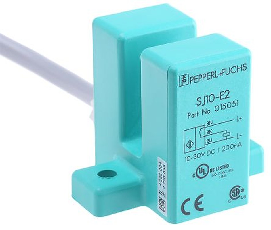 Pepperl + Fuchs SJ10-E2 Slot Inductive Proximity Sensor PNP 3V 10 mm 30 V dc 200mA