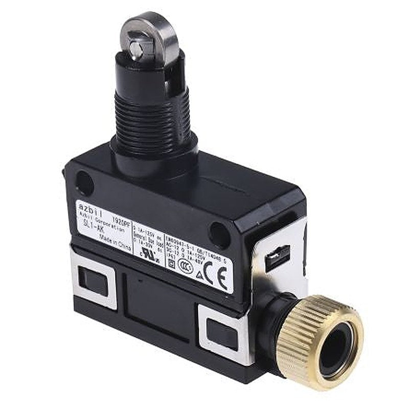 Honeywell SL1 Series Roller Plunger Limit Switch, SPDT, IP67, Die Cast Zinc Housing, 24V ac