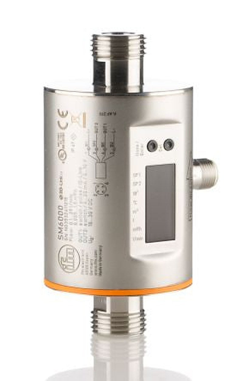 ifm electronic SM6000 Series Flow Controller, 25 L/min, PNP Output, 0.5 in Pipe 30 V dc