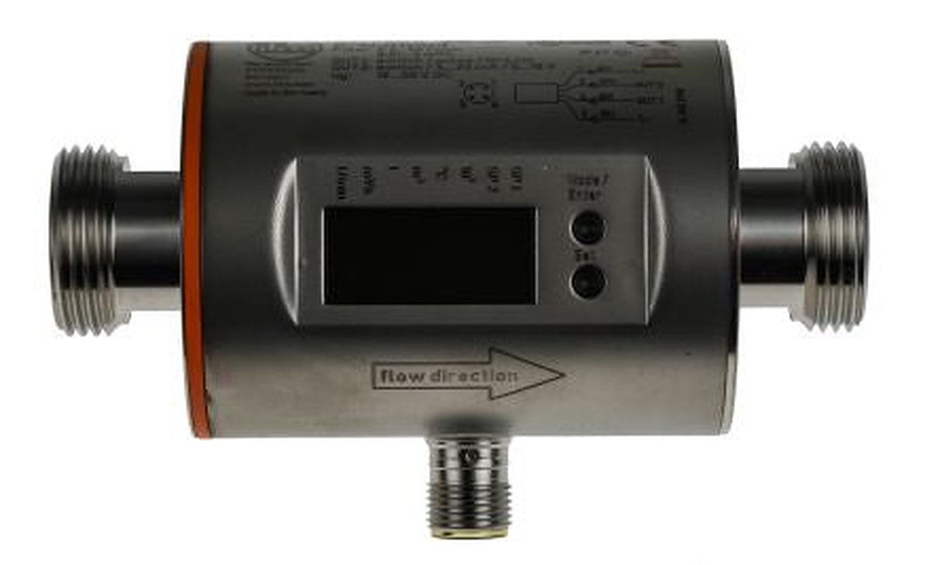 ifm electronic SM Series Flow Meter 0.2L/min to 50L/min, 3/4 in G, G