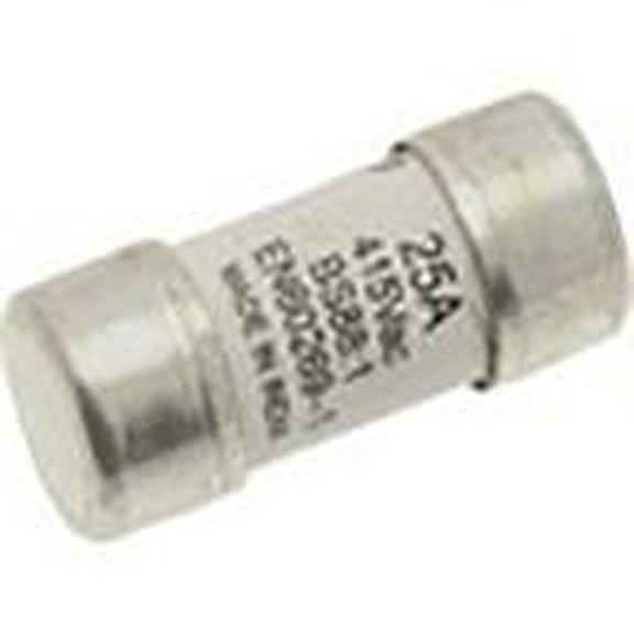 Eaton 25A Ceramic Cartridge Fuse, 13 x 29 mm