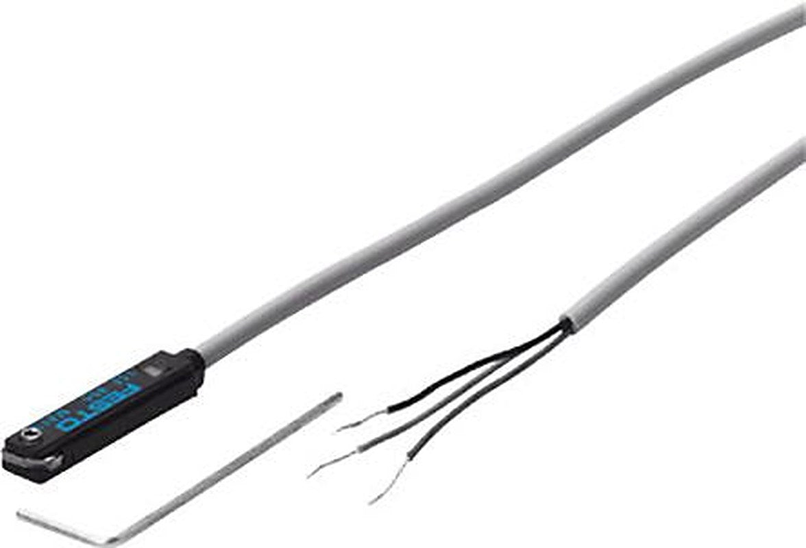 Festo Cable Pneumatic Position Detector, IP65, IP67 30V ac/dc, SME-8-K5-LED-24 LED Indicator, 175404