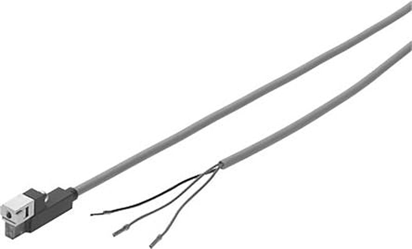 Festo 3-Pin, 3-Wire, Cable with Plug, Plug M8X1, Cable Pneumatic Position Detector, IP68, IP65 30V dc, 8 LED Indicator,