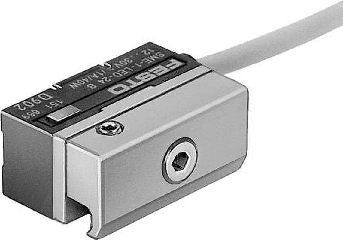 Festo Open End Cable Proximity Sensor, IP69K, IP65, IP68 24V dc, SMT-8M-A LED Indicator, 8165237