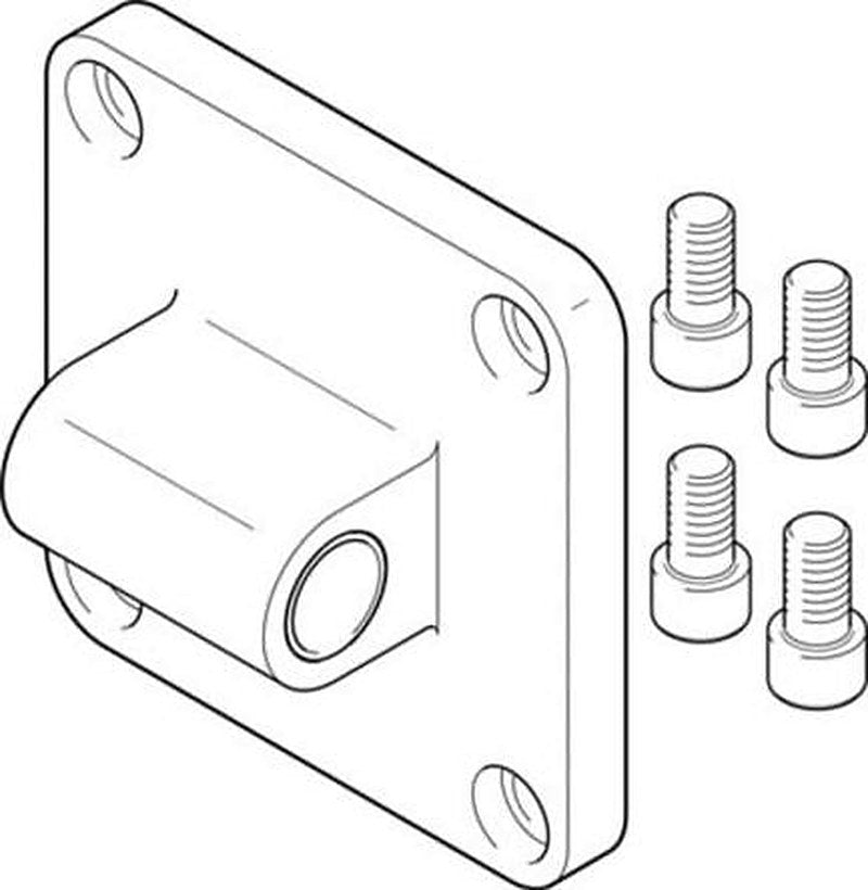 Festo Flange SNGL-160, For Use With ADVU, DSBC, ADN, DSBG, EZH-DZF-DZH