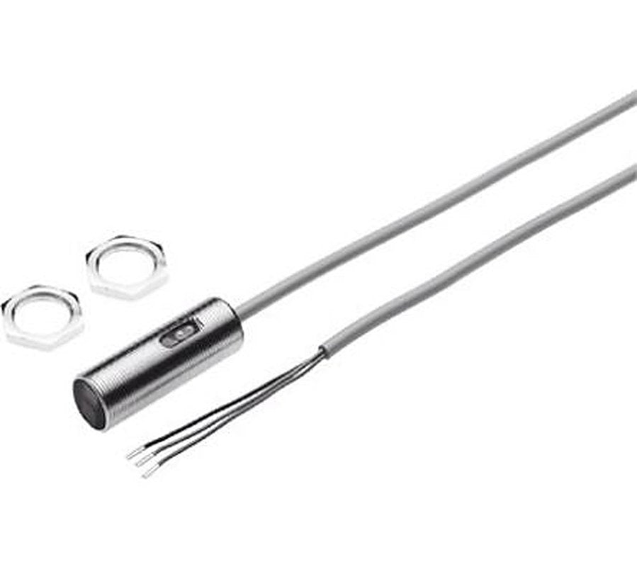 Festo Retroreflective Photoelectric Sensor, Cylindrical Sensor