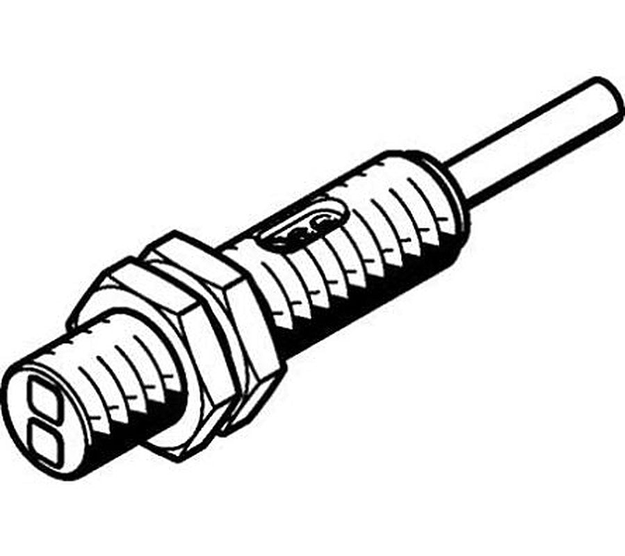 Festo Diffuse Photoelectric Sensor, Cylindrical Sensor