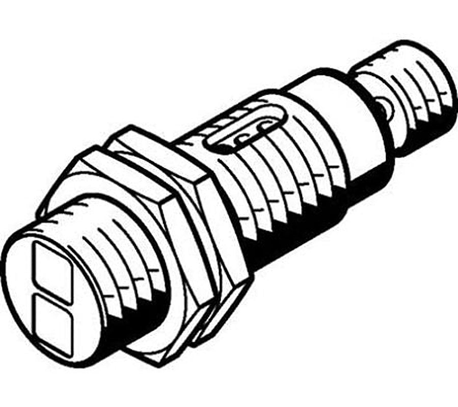Festo Diffuse Photoelectric Sensor, Cylindrical Sensor