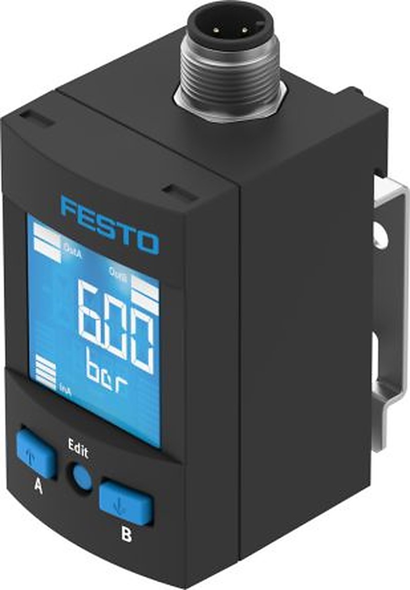 Festo Pressure Sensor, IP65, IP67 -1 bar 30V dc