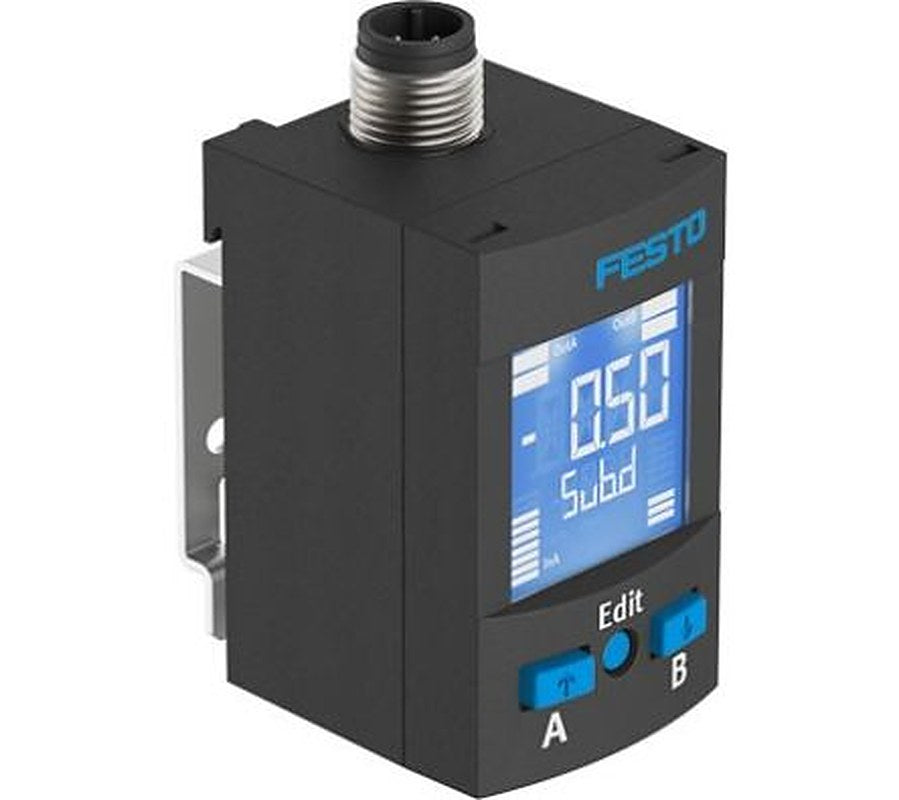 Festo Pressure Sensor, IP67, IP65 2 bar 30V dc 50 °C