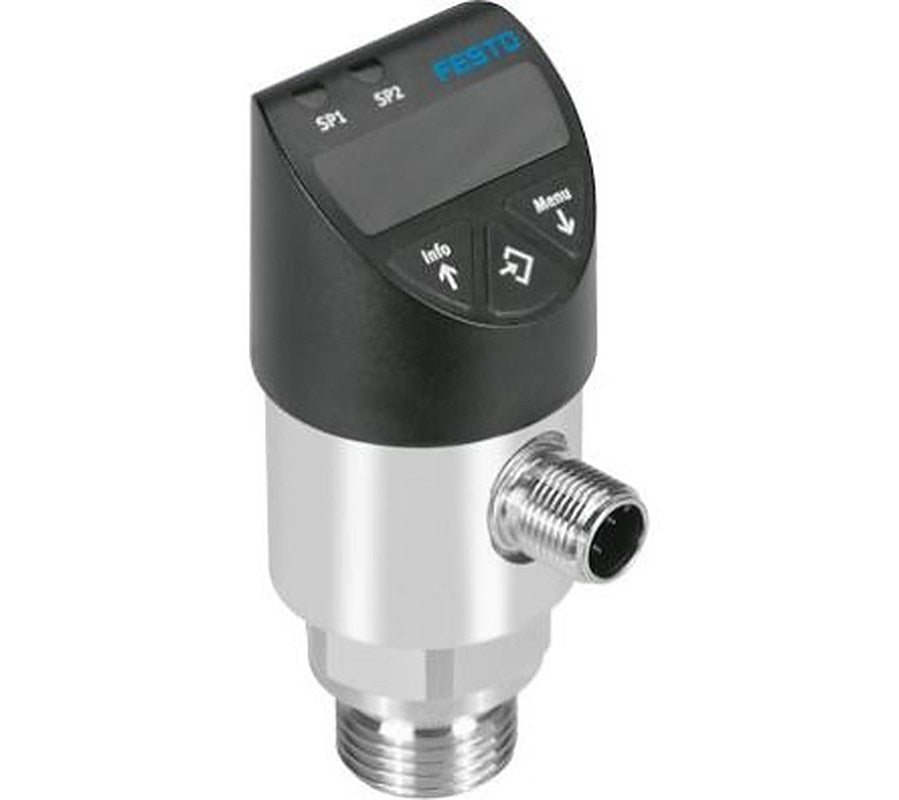 Festo Pressure Sensor, IP67, IP65 10 bar 35V dc 85 °C