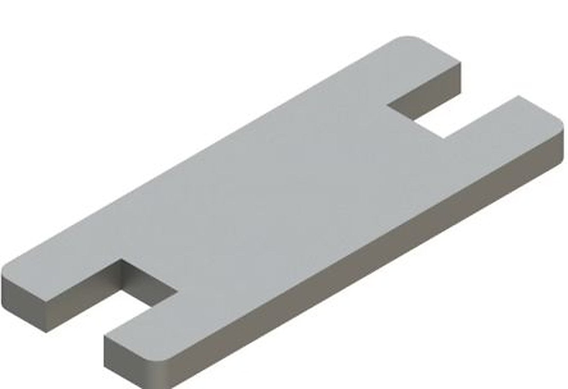 ParkerSteel Hydraulic Pipe Clamp for 406.4 mm OD Tube, SPC1X