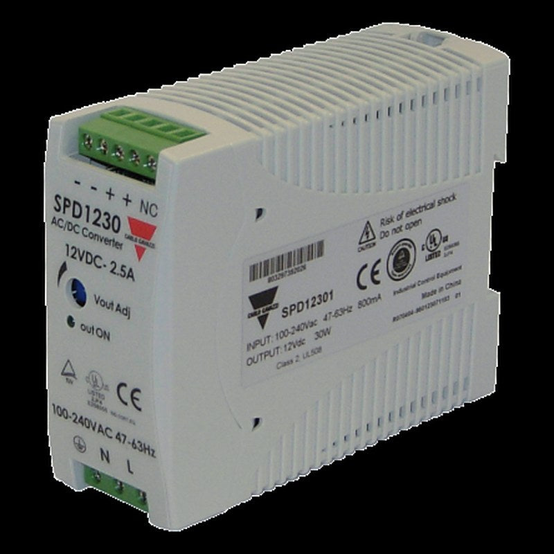 Carlo Gavazzi DIN Rail Power Supply 264V ac 12V dc, 2.5 A Output