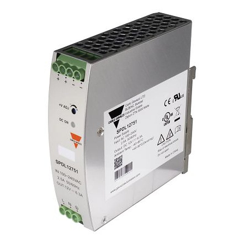 Carlo Gavazzi Switching Power Supply, SPDL12751 12V, 10A, 75 W, Input 100V to 240V dc